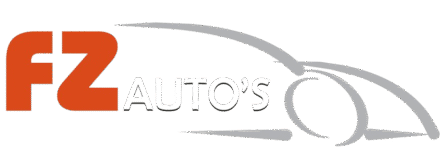 FZ Auto's Logo Witte tekst