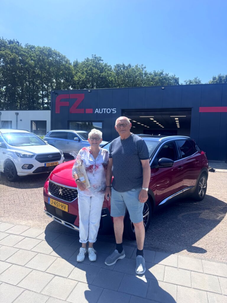 Peugeot 3008 verkocht en afgeleverd bij FZ Auto's — juni 2026