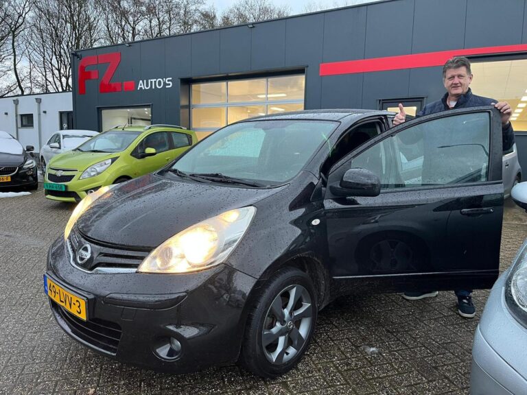 Nissan Note verkocht en afgeleverd bij FZ Auto's — november 2024