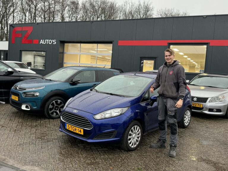 Ford Fiesta verkocht en afgeleverd bij FZ Auto's — april 2024