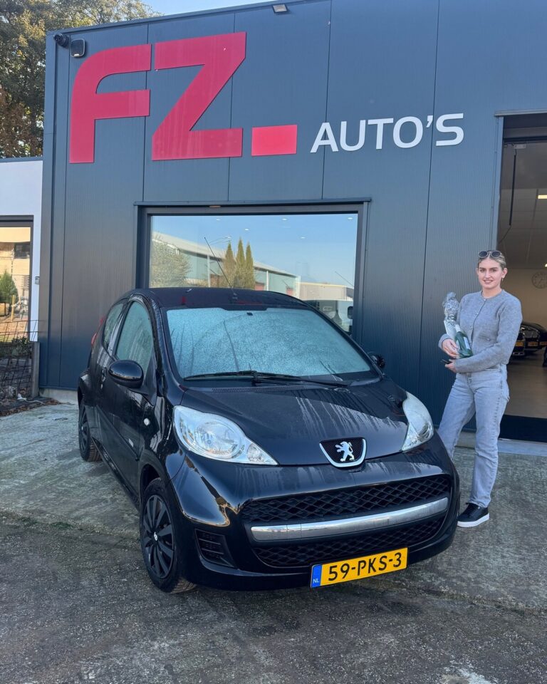 Peugeot 107 verkocht en afgeleverd bij FZ Auto's — november 2024