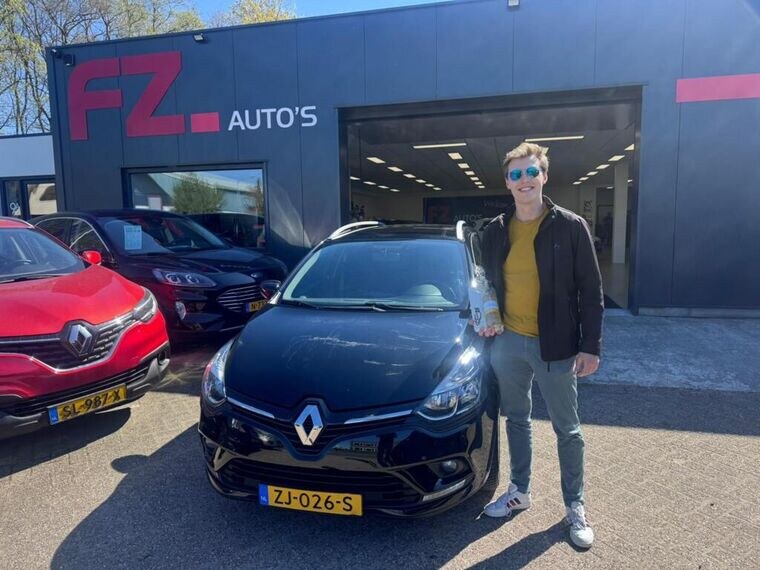 Renault Clio verkocht en afgeleverd bij FZ Auto's — mei 2026