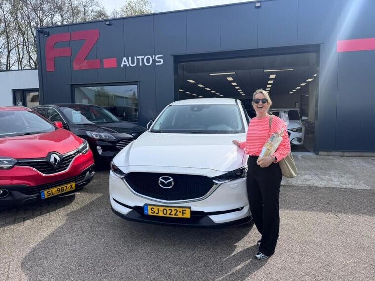 Mazda CX-5 verkocht en afgeleverd bij FZ Auto's — mei 2026