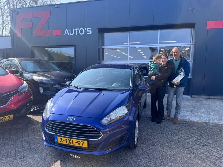 Ford Fiesta verkocht en afgeleverd bij FZ Auto's — mei 2026