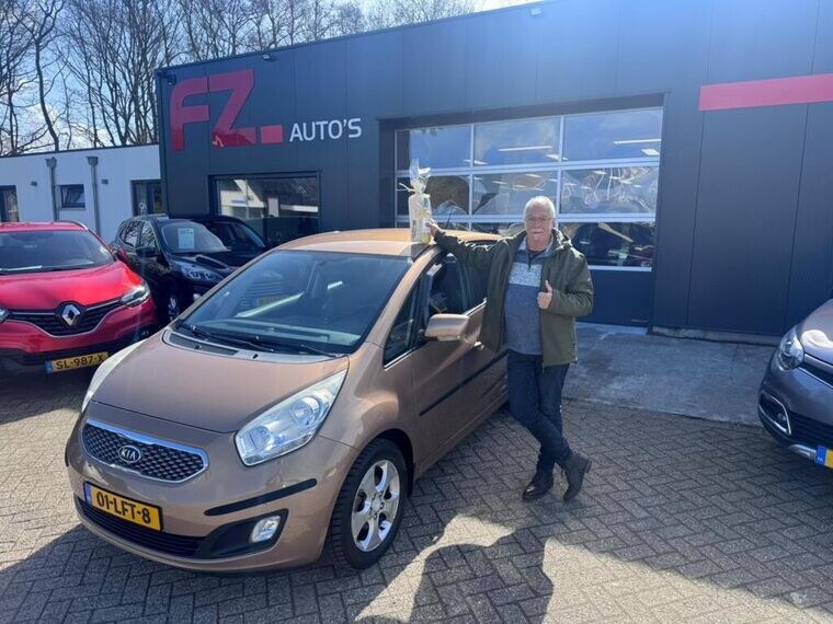 Kia Venga verkocht en afgeleverd bij FZ Auto's — mei 2026