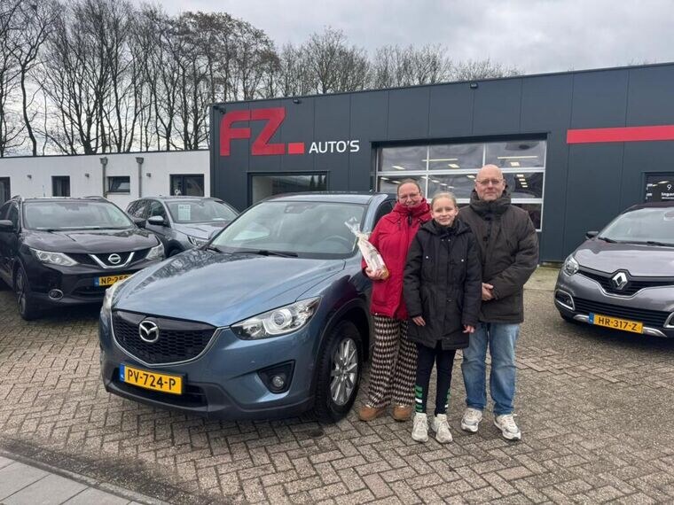 Mazda CX-5 verkocht en afgeleverd bij FZ Auto's — mei 2026