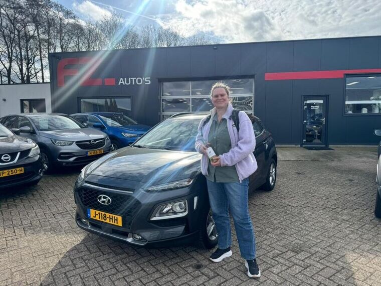 Hyundai Kona verkocht en afgeleverd bij FZ Auto's — mei 2026