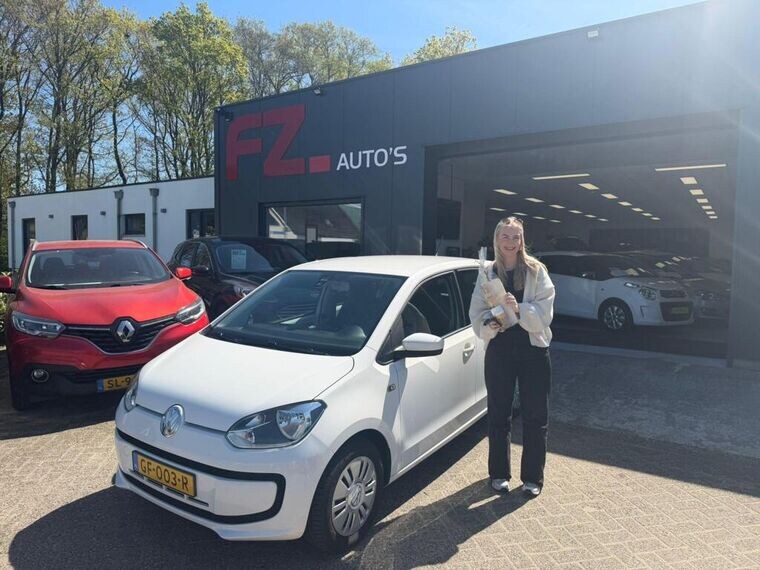 Volkswagen Up verkocht en afgeleverd bij FZ Auto's — mei 2026