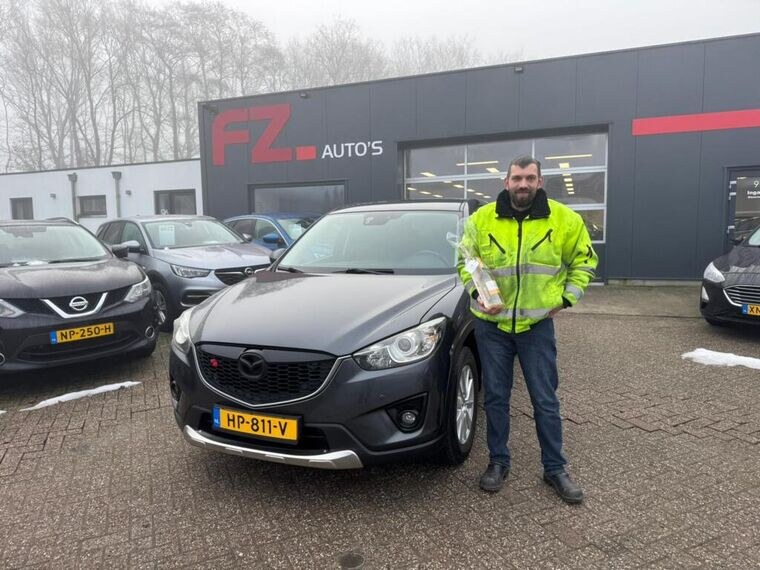 Mazda CX-5 verkocht en afgeleverd bij FZ Auto's — februari 2026