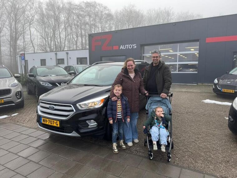 Ford Kuga verkocht en afgeleverd bij FZ Auto's — februari 2026