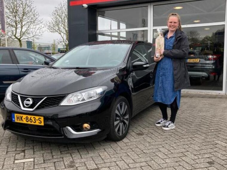 Nissan Pulsar verkocht en afgeleverd bij FZ Auto's — april 2025