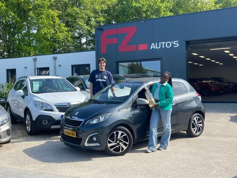 Peugeot 108 verkocht en afgeleverd bij FZ Auto's — mei 2025