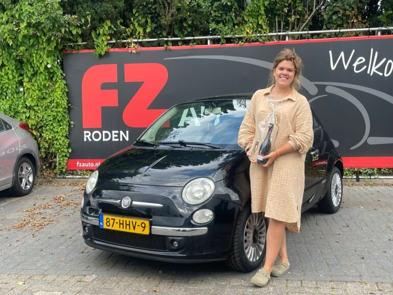 Fiat 500 verkocht en afgeleverd bij FZ Auto's — augustus 2025