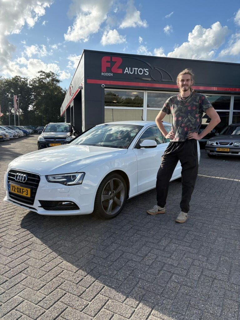Audi A5 verkocht en afgeleverd bij FZ Auto's — september 2025