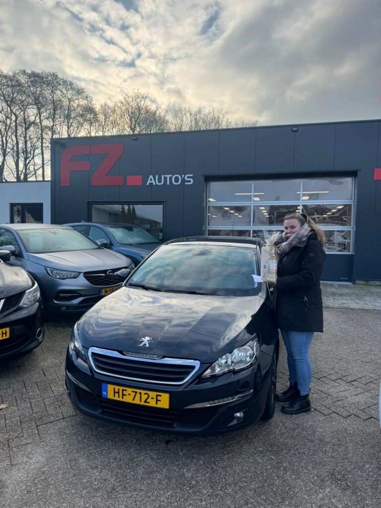Peugeot 308 verkocht en afgeleverd bij FZ Auto's — januari 2026
