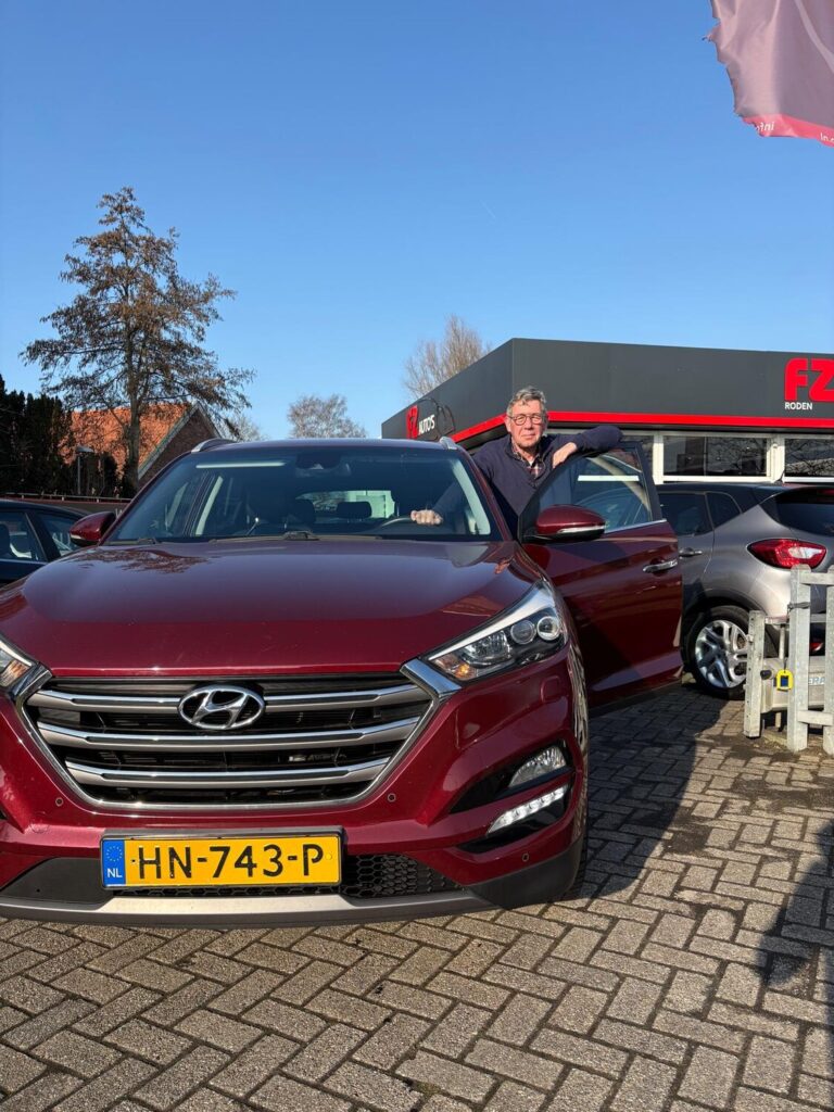 Hyundai Tucson verkocht en afgeleverd bij FZ Auto's — maart 2026