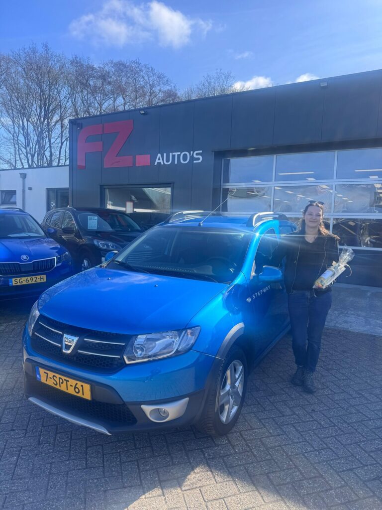 Dacia Sandero Stepway verkocht en afgeleverd bij FZ Auto's — maart 2026