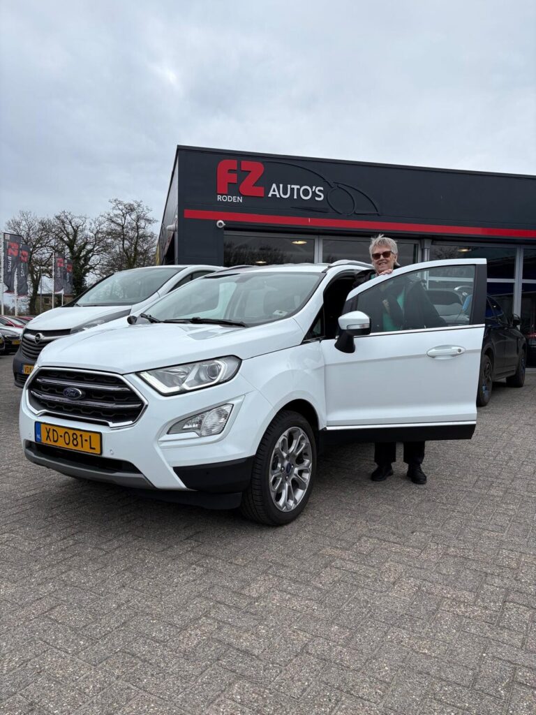 Ford EcoSport verkocht en afgeleverd bij FZ Auto's — april 2026