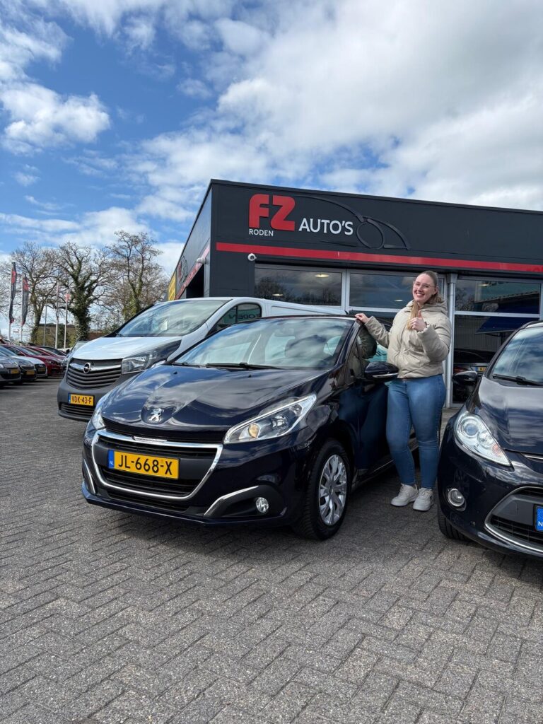 Peugeot 208 verkocht en afgeleverd bij FZ Auto's — april 2026