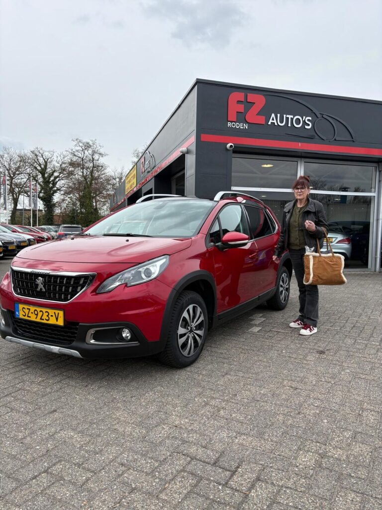 Peugeot 2008 verkocht en afgeleverd bij FZ Auto's — april 2026