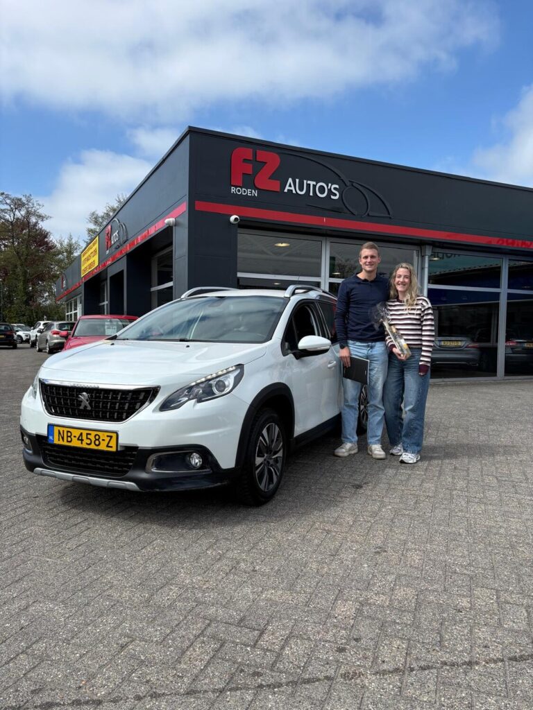 Peugeot 2008 verkocht en afgeleverd bij FZ Auto's — april 2026