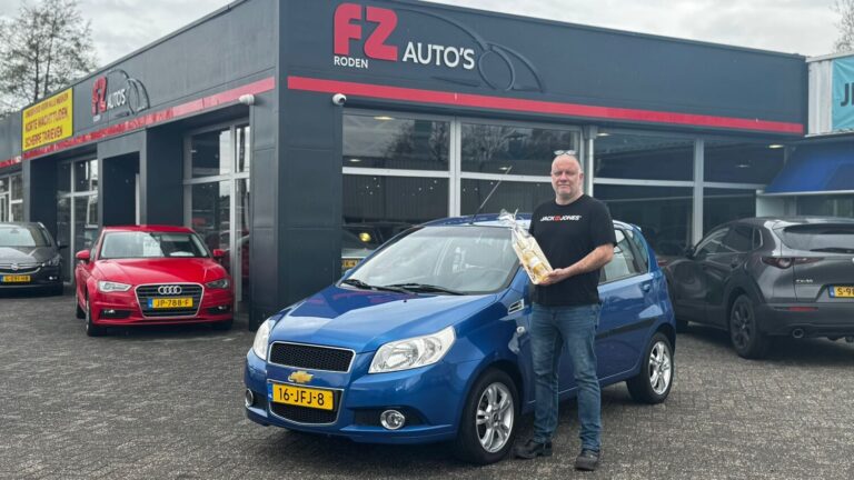 Chevrolet Aveo verkocht en afgeleverd bij FZ Auto's — april 2026