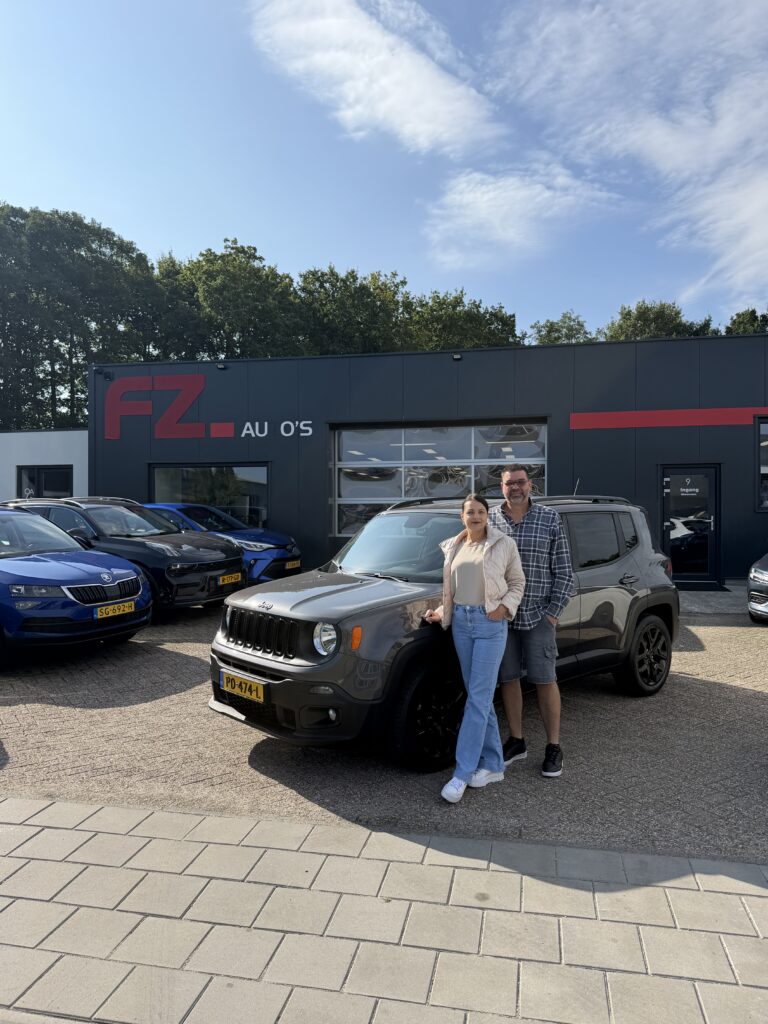 Jeep Renegade verkocht en afgeleverd bij FZ Auto's — september 2026